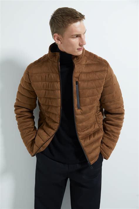 zara mens bomber jacket|Men´s Puffer Coats 